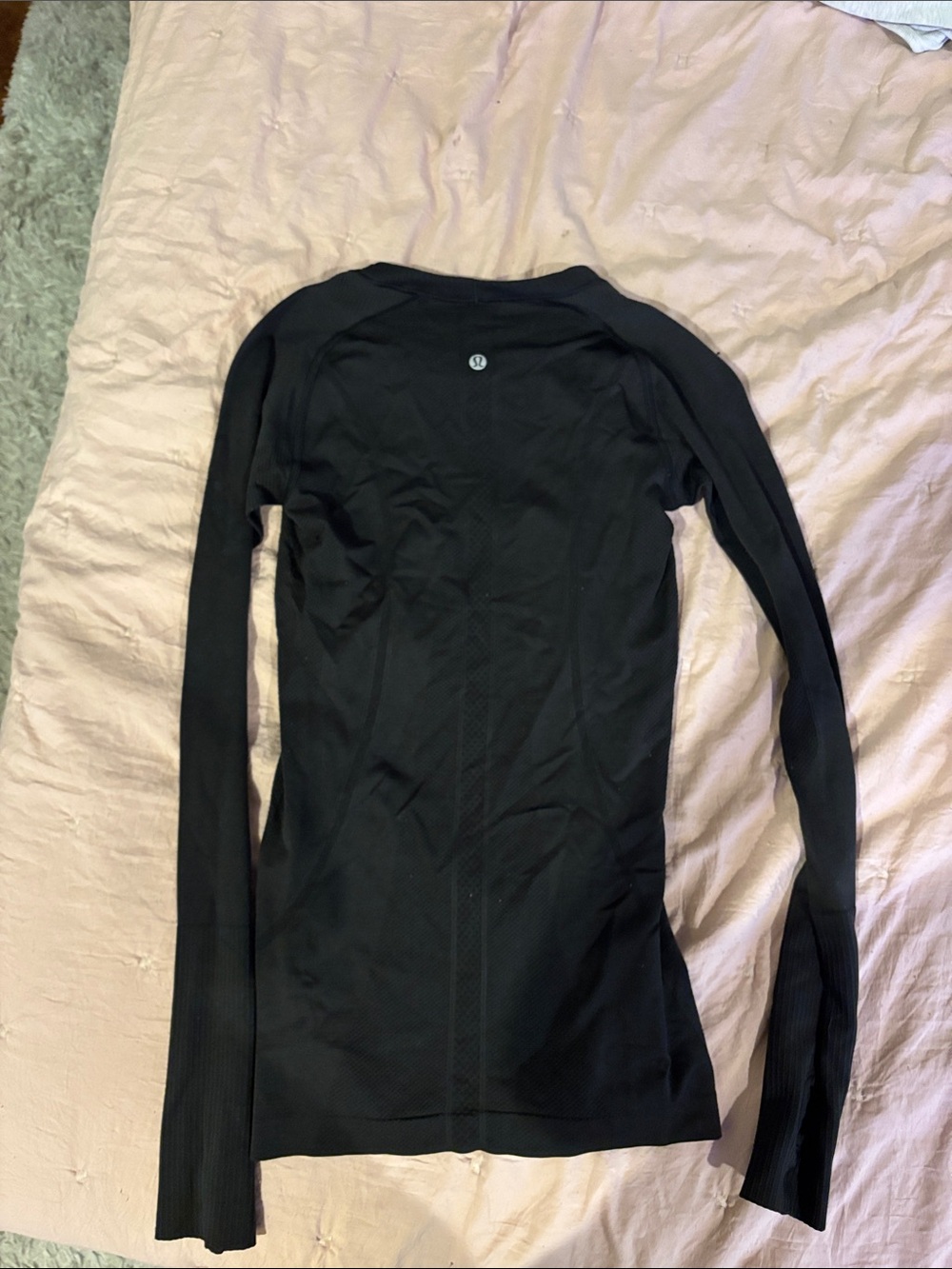 Lululemon Black Long Sleeve Athletic Top